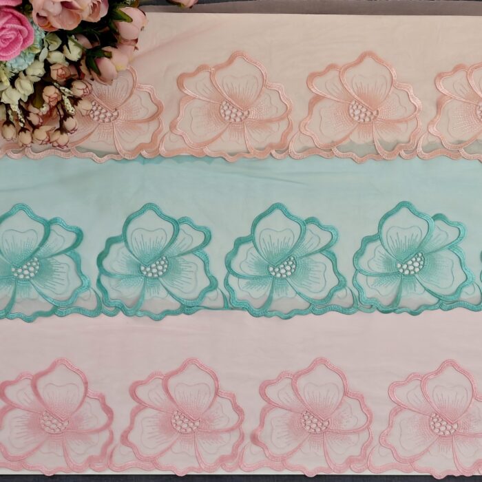 Classy floral net lace - Image 3