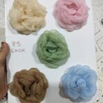 3D Glossy tissue roses