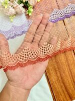 Mesh scallops net lace - Image 3