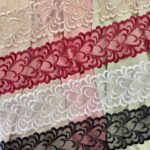 Waves 2 sided net lace - 4 shades