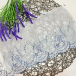 Opaque Chiffon lace white (Shells design)