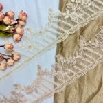 Dainty oneside floral border