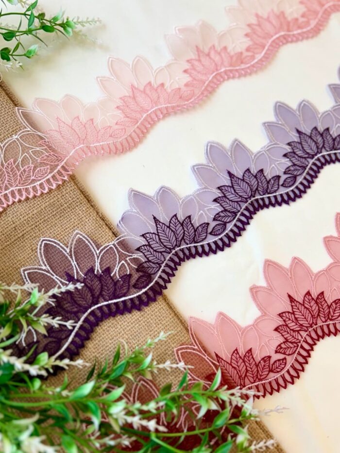 Lotus dual tone net - 3 Shades - Image 2
